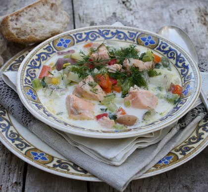 Норвезький рибний суп Fiskesuppe