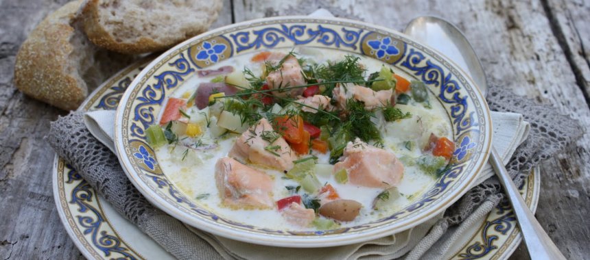 Норвезький рибний суп Fiskesuppe