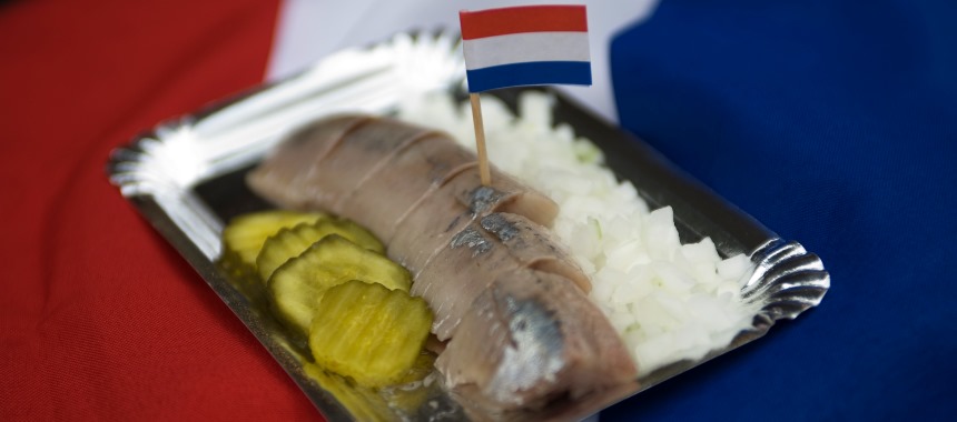 Традиційний голландський оселедець Hollandse nieuwe haring